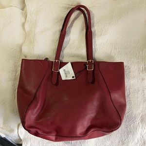 Joy Gryson Iiibeca red tote NEW